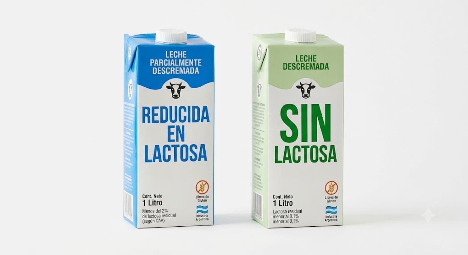 ¿Qué indica la inscripción "sin lactosa" en los alimentos?