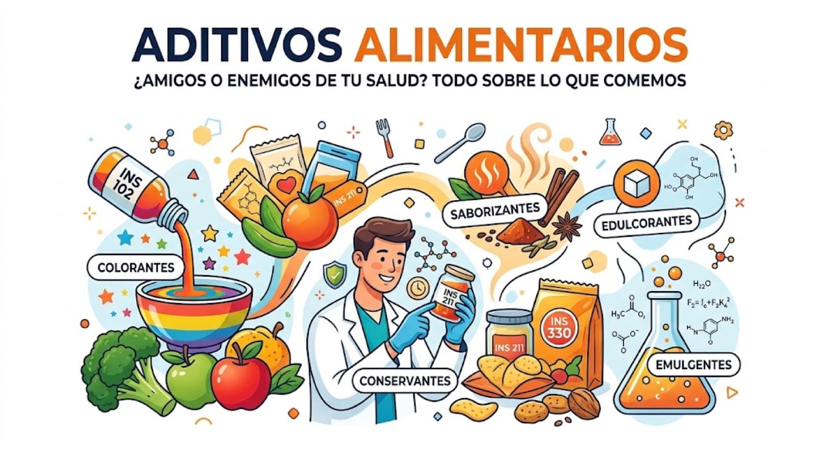 ¿Qué son los aditivos? ¿Son seguros?
